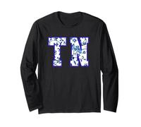 Women's Girls Vintage Wildflower Tennessee TN Print Maglia a Manica