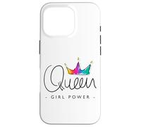 Women's Girls World Queen Graphic Design Tshirt, Queen Style Custodia per iPhone 16 Pro