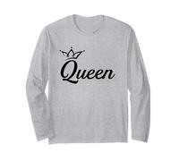 Women's Girls World Queen Style Illustration Graphic Design Maglia a Manica