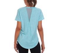 Women'S Gym Tops T-Shirt Sports Sports, Manica Corta Estate Veloce a Secco Veloc