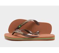 Womens Havaianas Brazil Logo Flip Flops Women's - Marrone, marrone 37/38