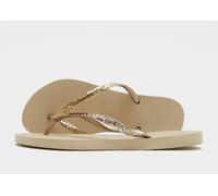 Womens Havaianas Ciabatte Slim Glitter Flip Flops Donna - Marrone, marrone 41/42