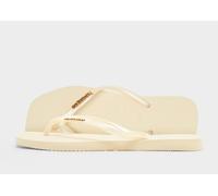 Womens Havaianas Infradito Slim Square Logo Metallic Donna - Crema, crema 39/40