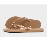 Womens Havaianas Slim Crystal Swarovski Flip Flops Women's - Metallic, metallic 35/36