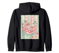 Womens Hot Crone Summer Funny Beach Vacation Graphic Felpa con Cappuccio