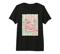 Womens Hot Crone Summer Funny Beach Vacation Graphic Maglietta Premium