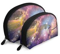 Womens I Kinda Hate Myself Cat Galaxy Astuccio cosmetico da viaggio Impermeabile 2PC Pochette per trucchi Borsa organizer per cosmetici e articoli da toeletta Borsa da toilette da viaggio portatile