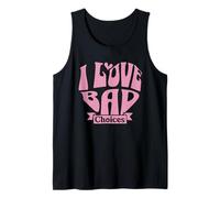 Womens I Love Bad Choices Ironic Heart Canotta