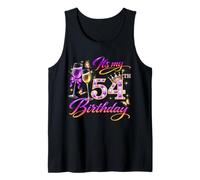 Womens It’s My 54th Birthday 54 Years Old Birthday Queen Canotta