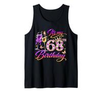 Womens It’s My 68th Birthday 68 Years Old Birthday Queen Canotta