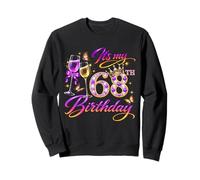 Womens It’s My 68th Birthday 68 Years Old Birthday Queen Felpa
