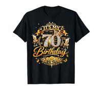 Womens It’s My 70th Birthday 70 Years Old Birthday Queen Maglietta