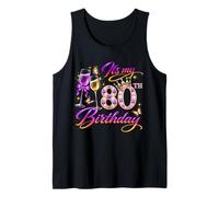 Womens It’s My 80th Birthday 80 Years Old Birthday Queen Canotta
