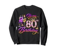 Womens It’s My 80th Birthday 80 Years Old Birthday Queen Felpa
