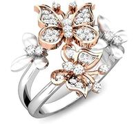 Women's jewelry plated silver rings flower resin ring , #9 Nice processing