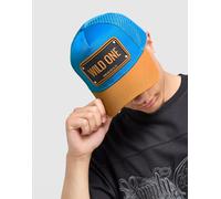 Womens John Hatter & Co Cappellino Wild One Rubber Trucker - Blu, blu One Size