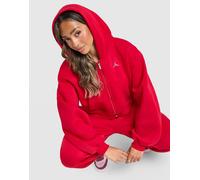 Womens Jordan Brooklyn Full Zip Hoodie - Rosso, rosso L