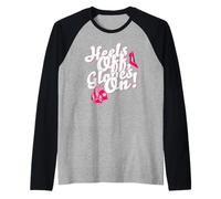 Womens Kickboxer Boxing: Heels off, Gloves On Maglia con Maniche Raglan