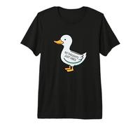 Womens Kids Funny No Thoughts Just Vibes Duck Lover Maglietta Premium