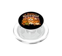 Womens Kids Happy Howl-O-Ween Halloween Welsh Corgi Lover PopSockets PopGrip per MagSafe