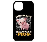 Womens Kids I Did The Math Answer Is Pigs Lover Custodia per iPhone 13