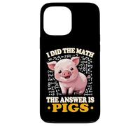 Womens Kids I Did The Math Answer Is Pigs Lover Custodia per iPhone 13 Pro Max