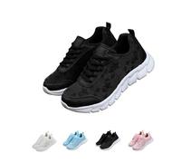 Women's Luxurious Orthopedic Sneakers, Hollow Breathable Mesh Shoes for Women, Women's Luxurious Orthopedic Sneakers (Black,38)