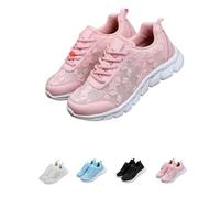 Women's Luxurious Orthopedic Sneakers, Hollow Breathable Mesh Shoes for Women, Women's Luxurious Orthopedic Sneakers (Pink,38)