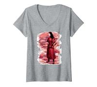 Womens Marvel Shang-Chi and the Legend of the Ten Rings Katy V-Neck T-Shirt