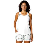 Women's Modest Two-Piece Tankini Swimsuit Set with Tummy Control, Beach Vacation Bathing Suit Featuring Tank Top And Palm Tree Print Shorts