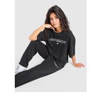 Womens New Balance Outline Cuff Joggers - Nero, nero M