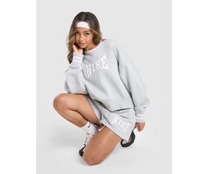 Womens Nike Classics Graphic Phoenix Oversized Crew Sweatshirt - Grigio, grigio S