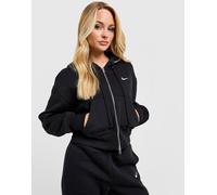 Womens Nike Felpa con Cappuccio Crop Full Zip Phoenix - Nero, nero XS
