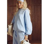 Womens Nike Gym Life Swoosh Fleece Oversized Hoodie - Blu, blu M