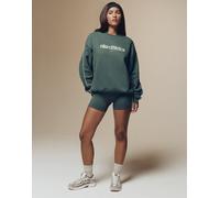 Womens Nike Gym Life Swoosh Oversized Crew Sweatshirt - Verde, verde L