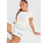 Womens Nike Maglia Classics+ Slim - Beige, beige XS