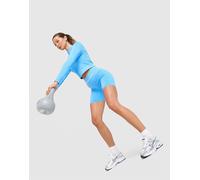Womens Nike Pantaloncino Training Pro Seamless 5 - Blu, blu XS