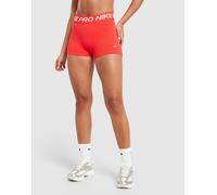 Womens Nike Pantaloncino Training Pro U-Seam 3 - Rosso, rosso XS