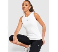 Womens Nike Ribbed Tank Top - Bianco, bianco XS