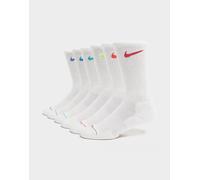 Womens Nike Set da 6 Calze Elevated Crew - Bianco, bianco 42 - 46