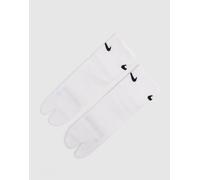 Womens Nike Tabi Quarter Socks - Bianco, bianco 5-8UK