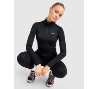 Capo midlayer con zip a 1/4 Dri-FIT Nike One Fitted - Donna - Nero XS (IT 36-38)