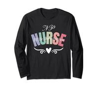 Womens Nurse Life Inspirational NP Infermiera registrata Maglia a Manica