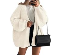 Women's Open Front Knit Cardigan Cozy Winter Sweater Coat