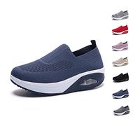 Women's Orthopedic Sneakers, Orthopedic Shoes for Women, Orthopedic Walking Shoes for Women,Arch Support Sneakers for Women (Dark Blue,37)