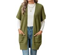 Women's Oversized Cardigan Sweater Cozy Open Front Fall Jacket
