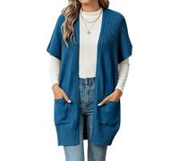 Women's Oversized Cardigan Sweater Cozy Open Front Fall Jacket