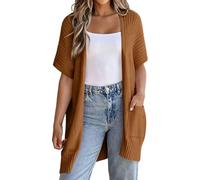 Women's Oversized Cardigan Sweater Cozy Open Front Fall Jacket
