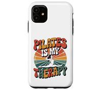 Womens Pilates è la mia terapia yoga allenamento fitness amante Custodia per iPhone 11