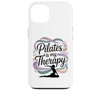 Womens Pilates è la mia terapia yoga allenamento fitness amante Custodia per iPhone 13